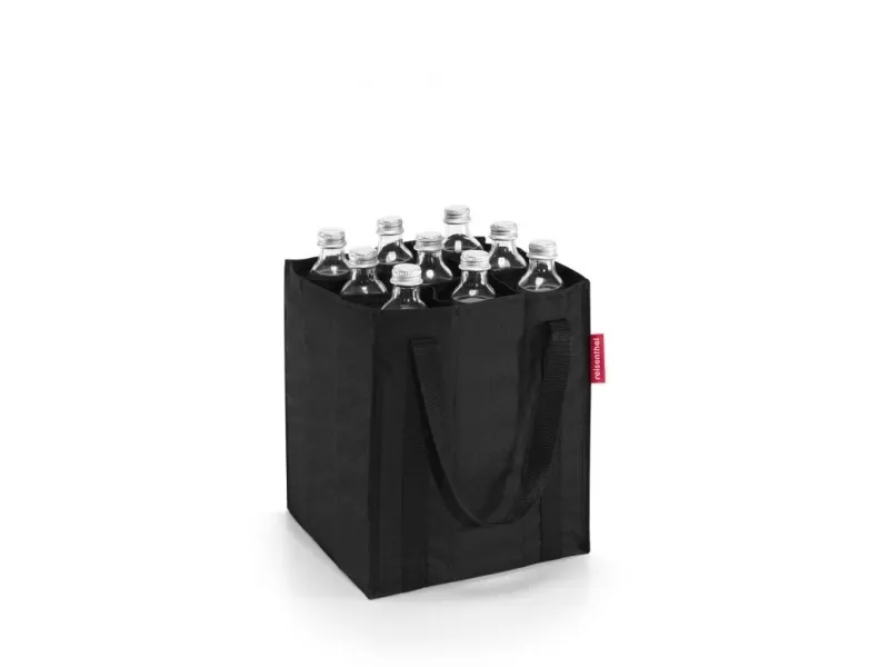 Reisenthel bottlebag, Kvinne, Sort, Monokromatisk, Polyester, 240 mm, 240 mm