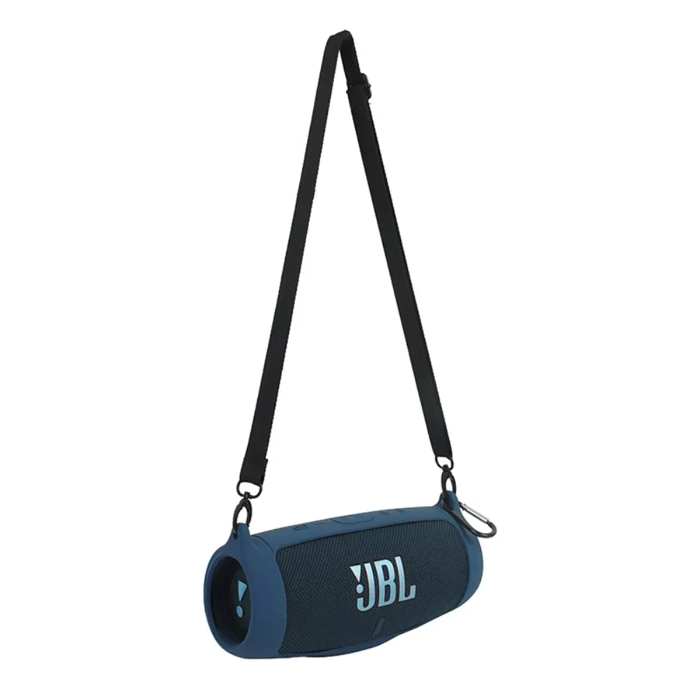 JBL Charge 5 silikonetui + skulderrem - Marineblå