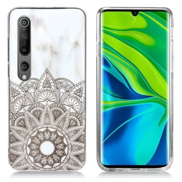 Marble Xiaomi Mi 10 case - Grå Tribal marmor