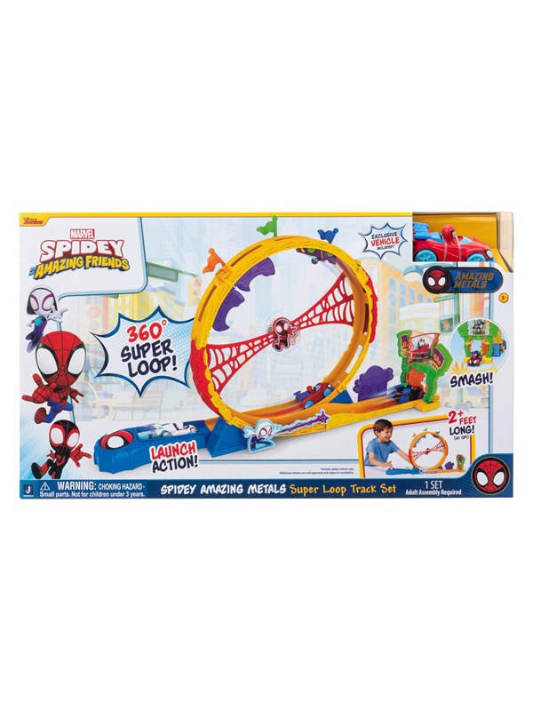 Spidey and His Amazing Friends  AMAZING METALS SUPER LOOP TRACK SET