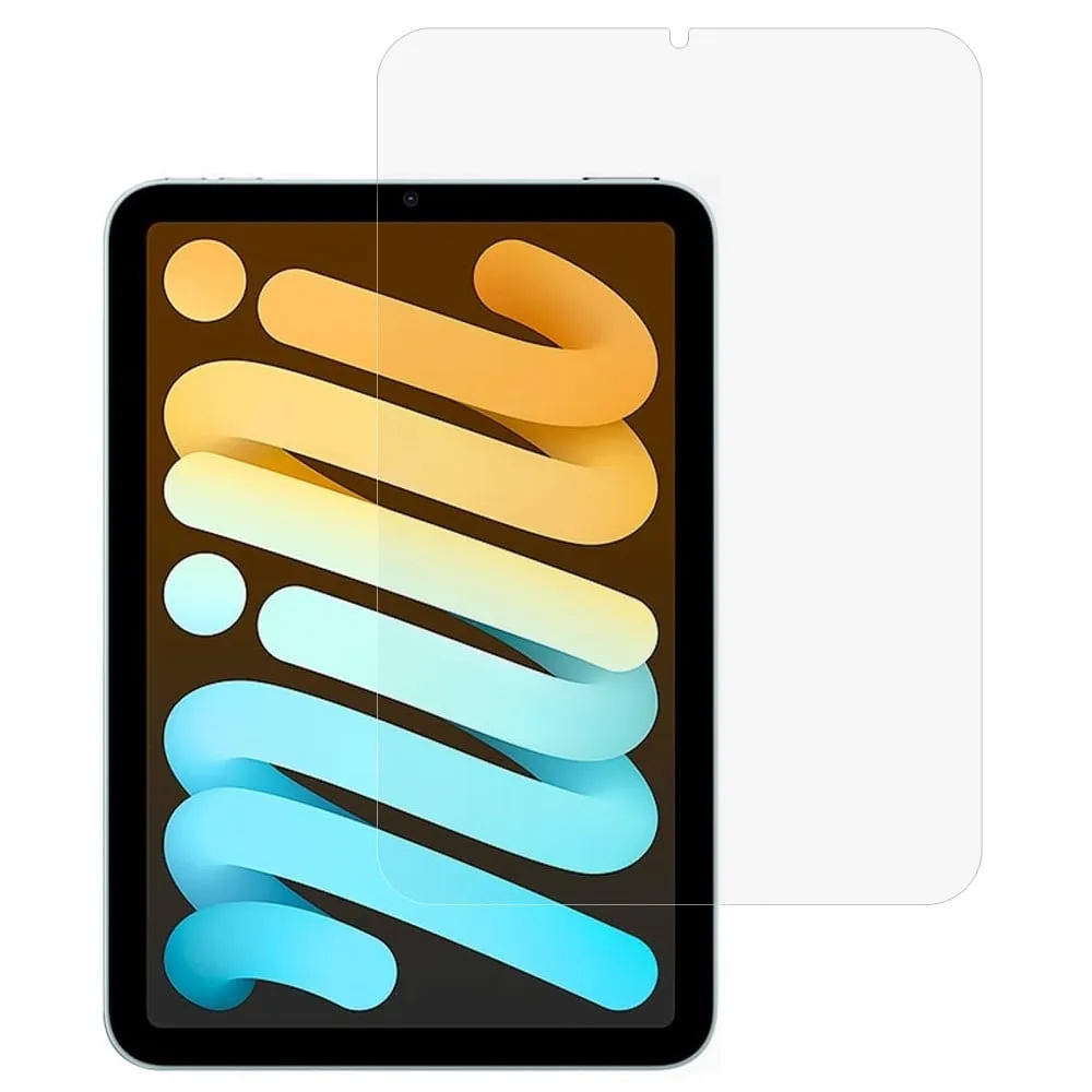 iPad mini (2024) / mini (2021) Screen Protector 2.5D Straight Edge Anti-Scratch Tempered Glass Full Cover Film