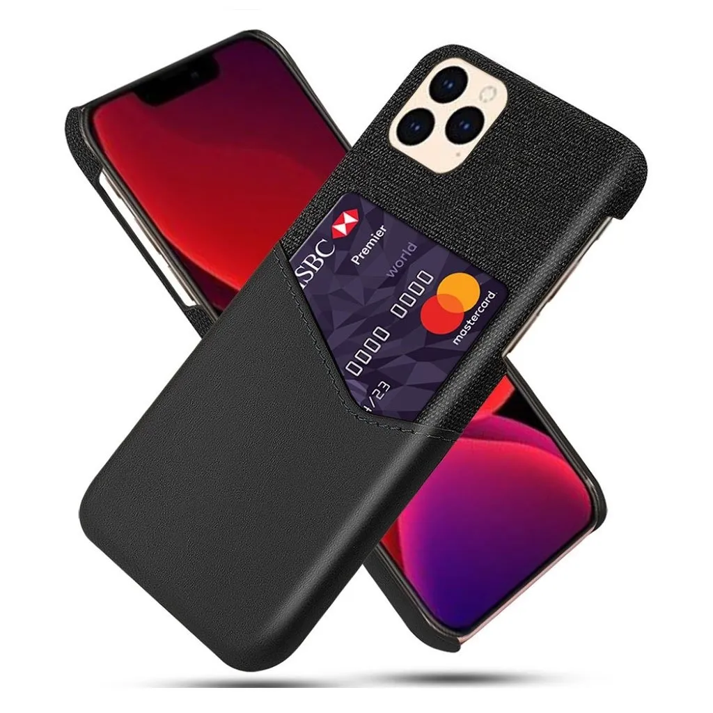Bofink iPhone 12 / 12 Pro Card Deksel - Svart