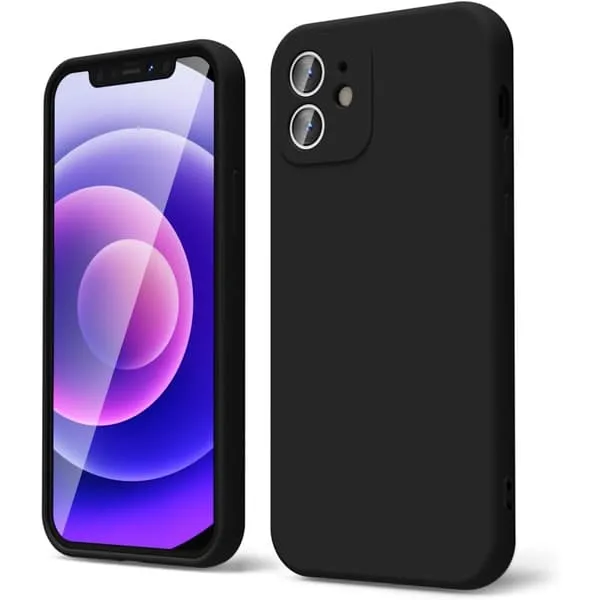 iPhone 12 Mini Svart Deksel - Ekstra Kamerabeskytter