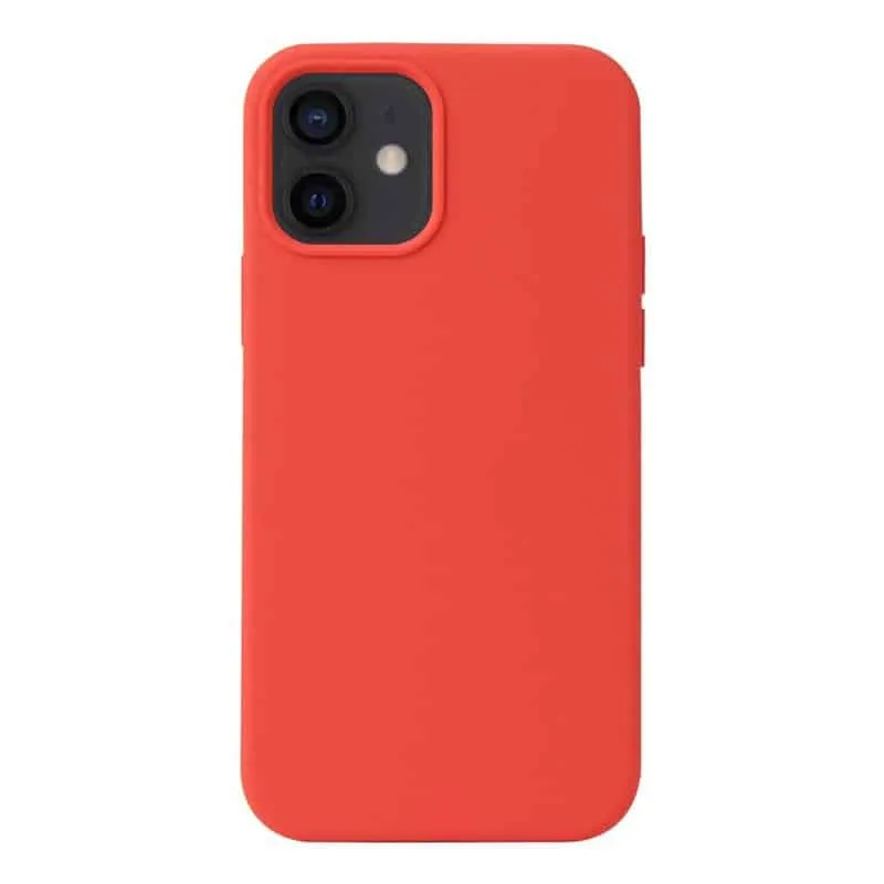 Liquid silikon deksel til Apple iPhone 12 Mini - Coral
