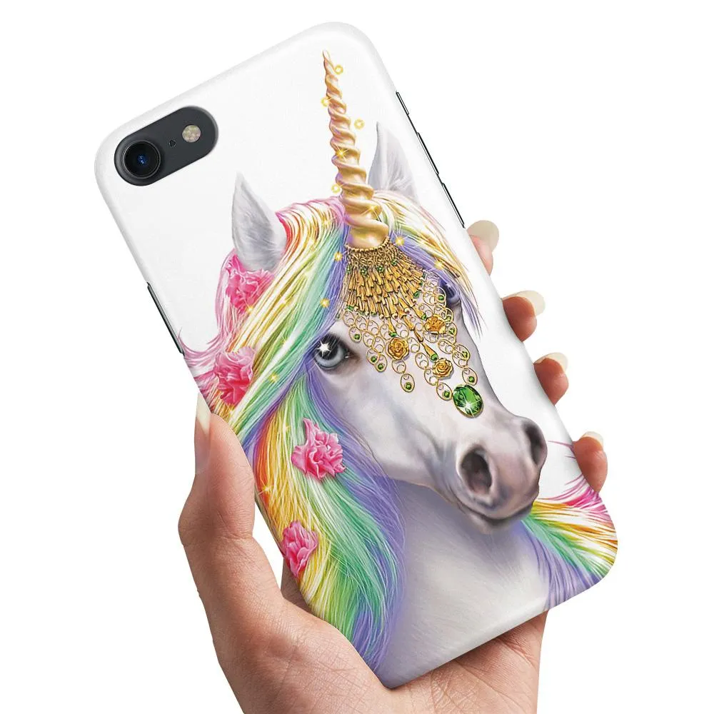 Deksel / Mobildeksel til iPhone 5 / 5S / SE - Unicorn/Enhjørning