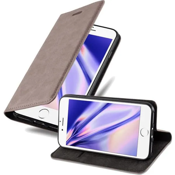 Lommebokdeksel til iPhone 7 / 7S / 8 / SE 2020 Deksel med magnetisk lukking, stativfunksjon og kortlomme