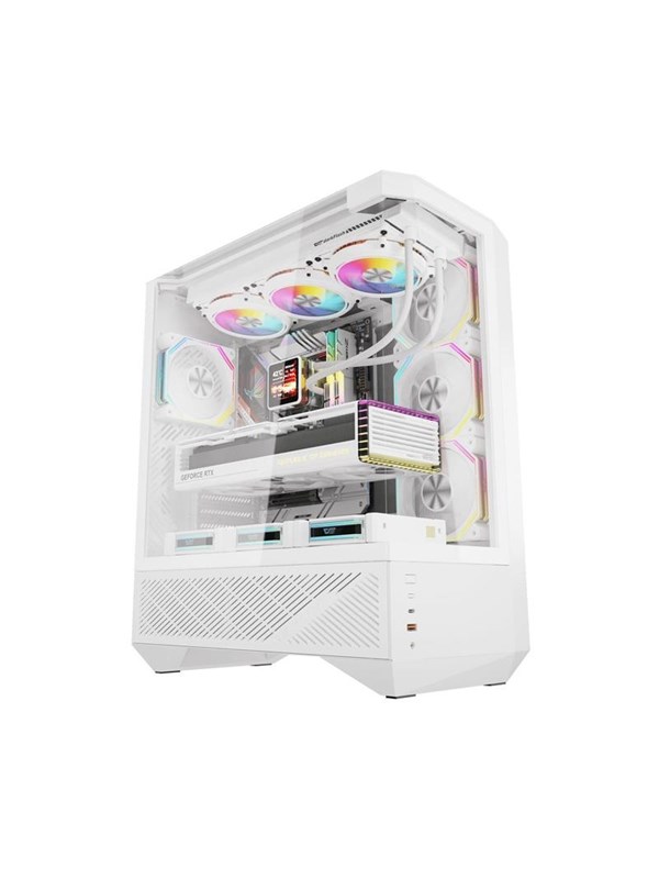 Darkflash DS900WS ATX Computer Case - Kabinett - Hvit