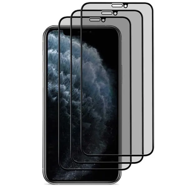 3-Pack iPhone XR Privacy Skjermbeskytter Full dekning HD herdet glass