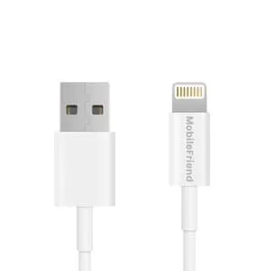 2 stk MobileFriend-kabel 2 meter USB A - Lightning