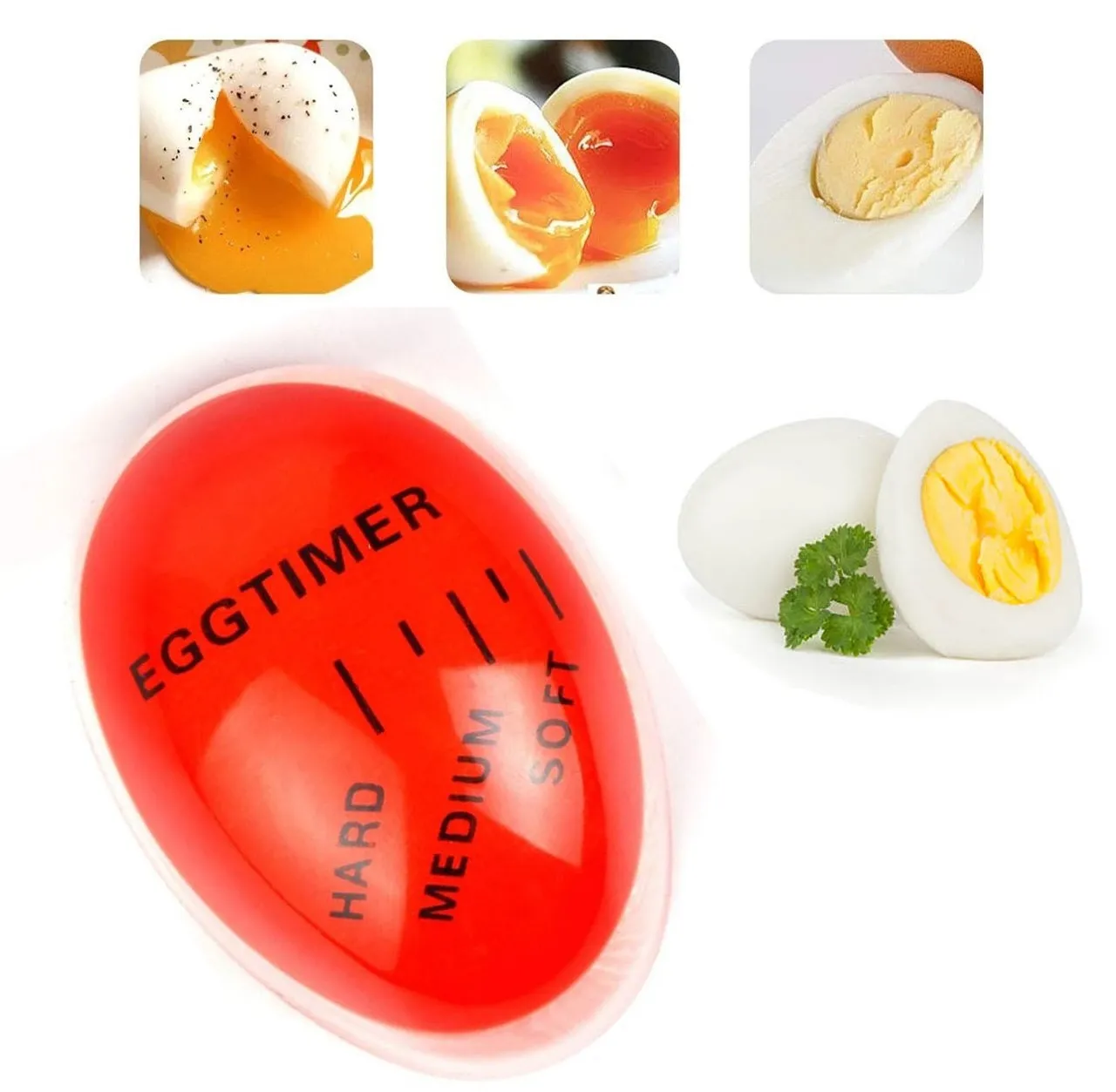 Eggetimer / Timer til Egg - Se når eggene er perfekt kokt