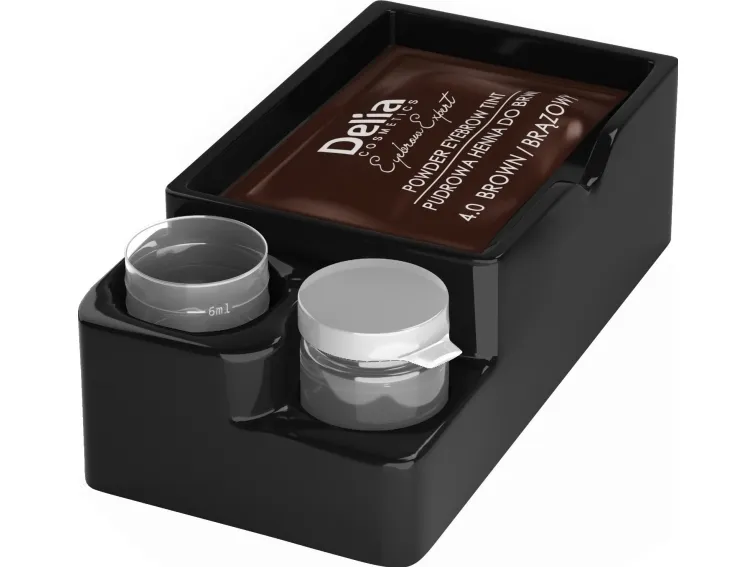 DELIA_Powder eyebrow henna 3.1 Black Brown 4g