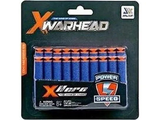 Maksik PROMO skumdartpiler, patroner med sugekopper, 20 stk JLX7112