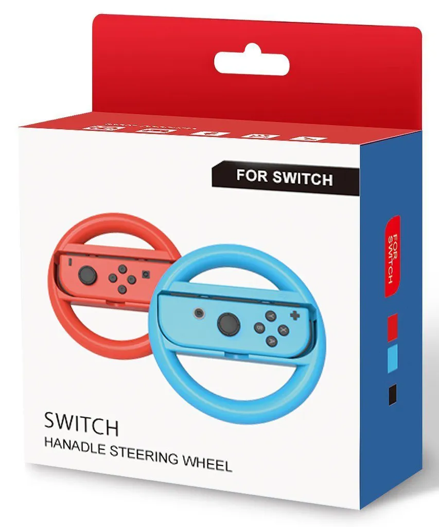 Joy-Con Wheel 2stk Blå og rosa Kompatibel med Nintendo Switch