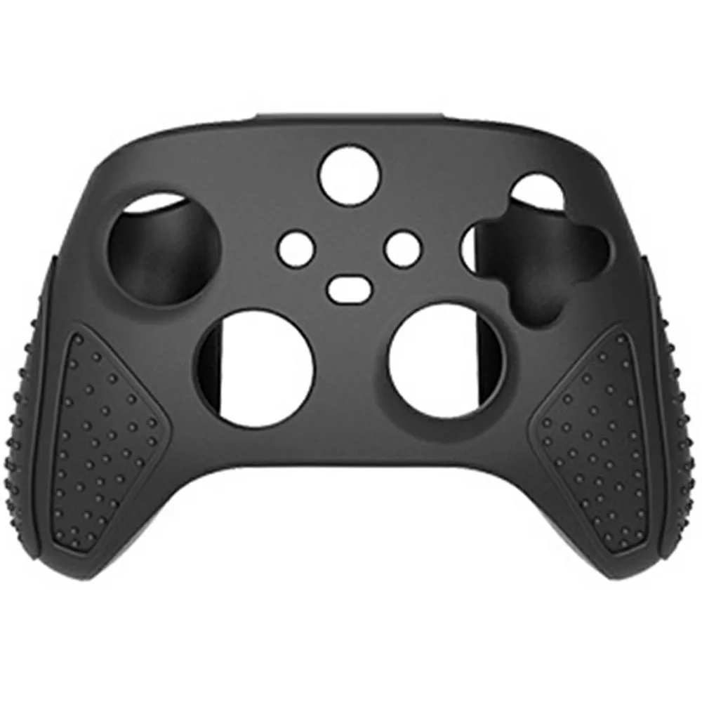 For Xbox Series S/X-spillkontroller Støvtett silikonbeskytter Anti-skli-deksel - Svart