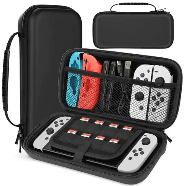 Hardt oppbevaringsveske Nintendo Switch OLED-kompatibel svart