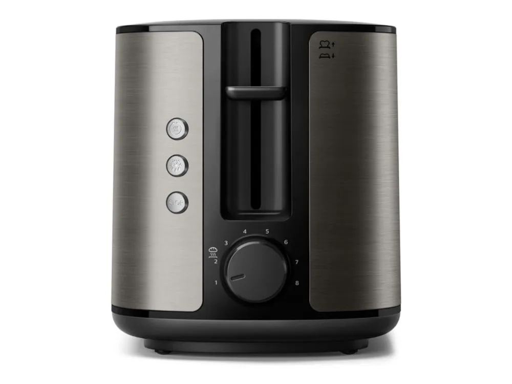 Philips Viva Collection HD2651 - Brødrister - 2 skive - 2 Spor - titan