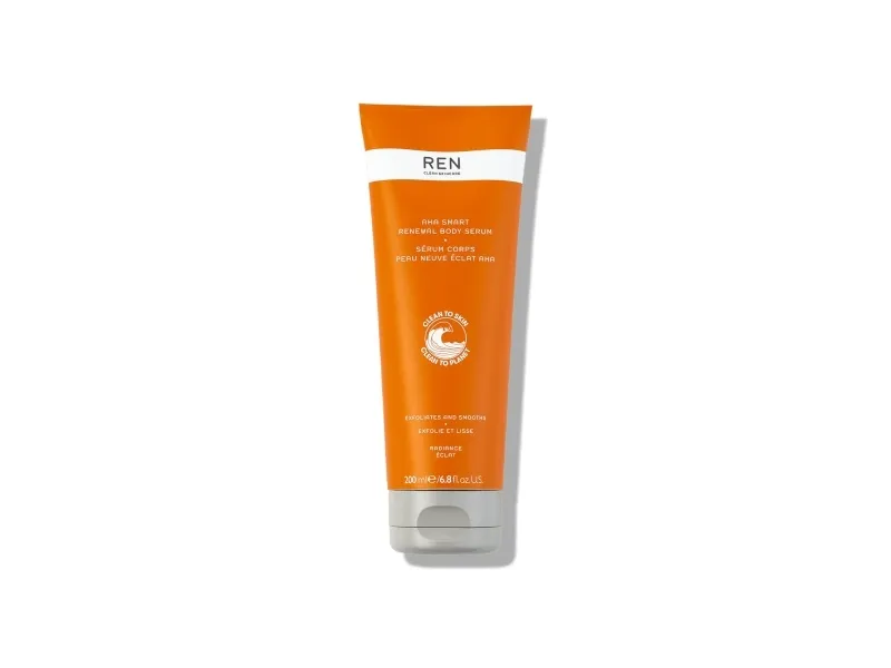 Ren Aha Smart Renewal Body Serum Exfoliating Body Serum For Even Skin Tone 200ml