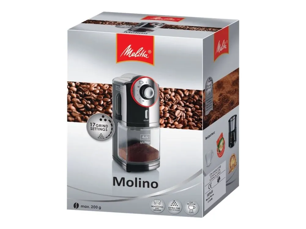Melitta Molino - Kaffekvern - 100 W