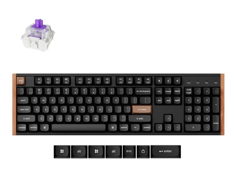 Tastatur Keychron K10 HE Special Edition Gateron Double-Rail Magnetic Nebula (K10H-F1)