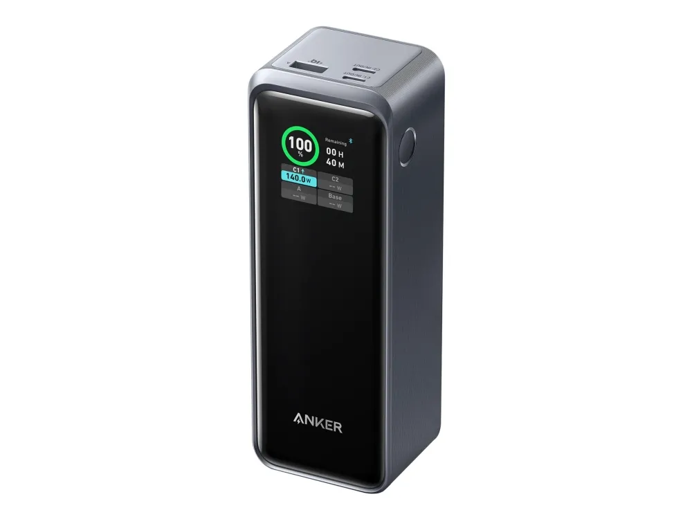 Anker Prime - Strømbank - 250 watt - 27650 mAh - 99.54 Wh