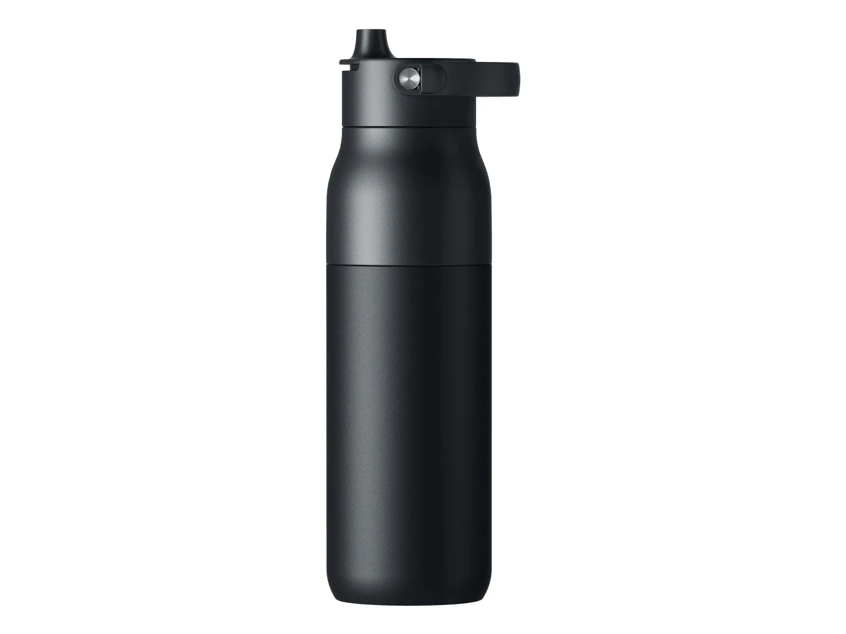 LARQ PureVis 2, 1000 ml, Daglig bruk, Fitness, Turgåing, Idretter, Sort, Rustfritt stål, Voksen, Mann/kvinne