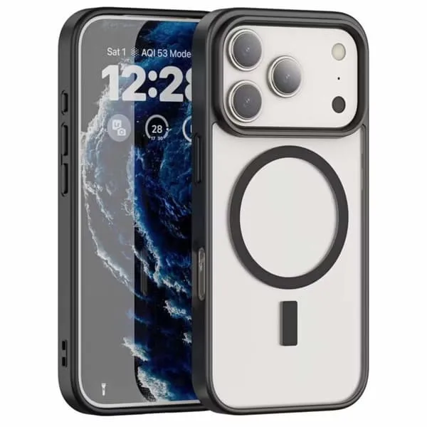 iPhone 17 Pro Max matt svart Magsafe-deksel