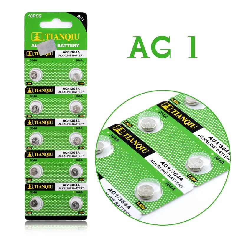 Alkalisk knappcellebatteri SR60/V364/AG 1 stor pakke