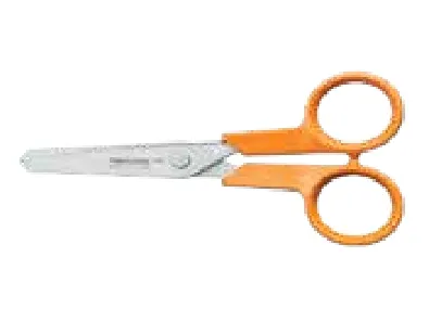 Fiskars 1075063, Voksen, Rett klippet, Enkel, Oransje, Rustfritt stål, Rustfritt stål, Kunst- og håndverkssaks