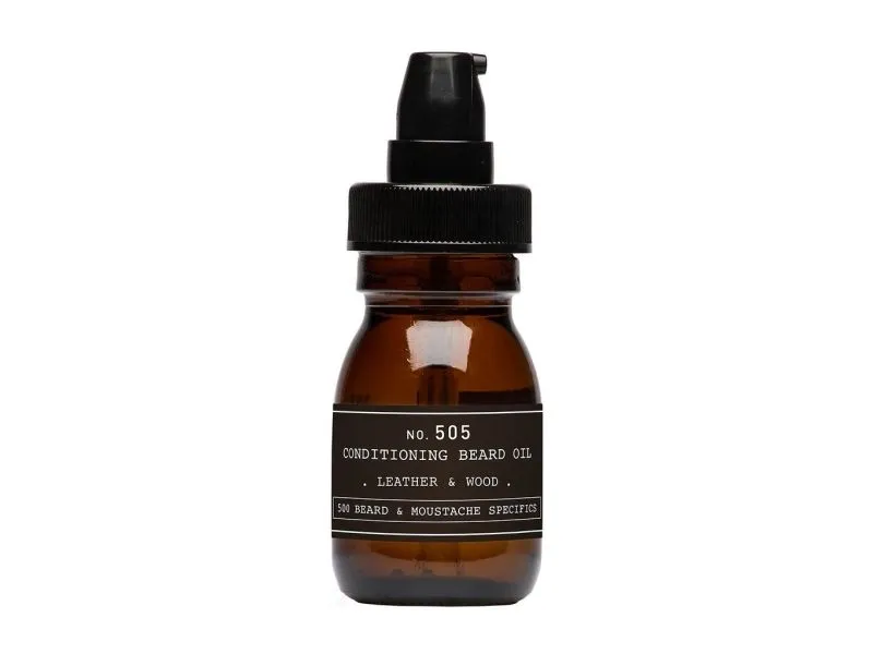 Depot N 505 Conditioning Beard Oil Leather & Wood 30ml Premium Beard Care