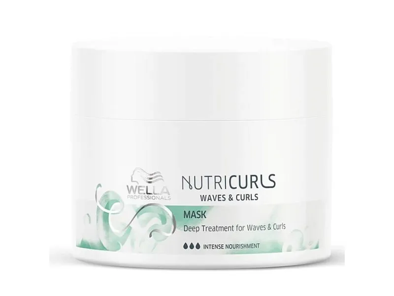 Hårmaske Wella Professionals NutriCurls Waves & Curls, krøllete/bølgete hår, 150ml