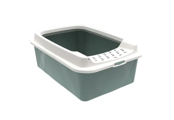 Rotho Bonnie, Katt, Åpen, Grønn, Grå, Spenne, 572 mm, 393 mm