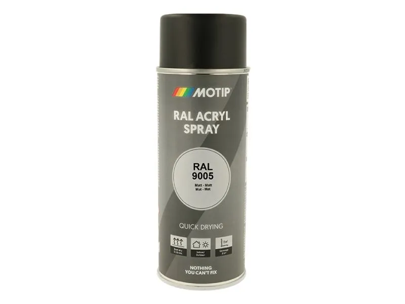 Motip Industri Ral 9005 mat 400ml