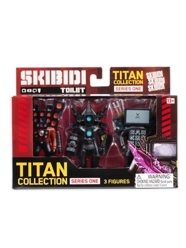 Skibidi Toilet TITAN 3 PACK