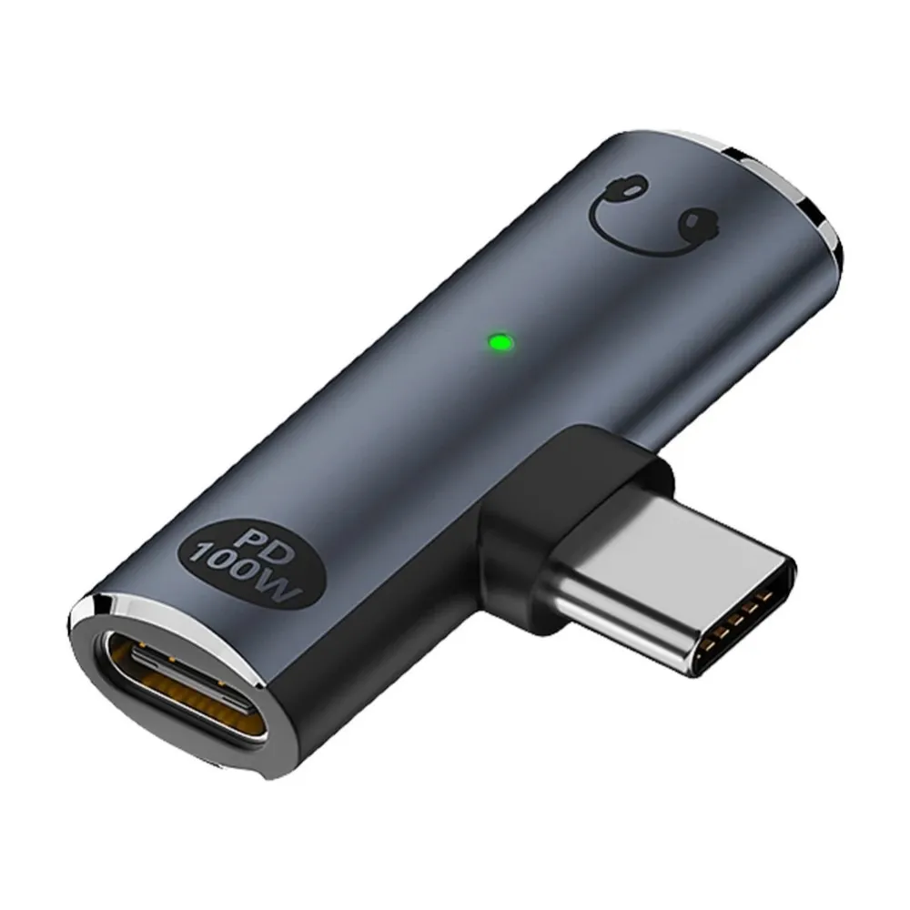USB-C hann til 3,5 mm lyd + USB-C PD 100W ladeadapter