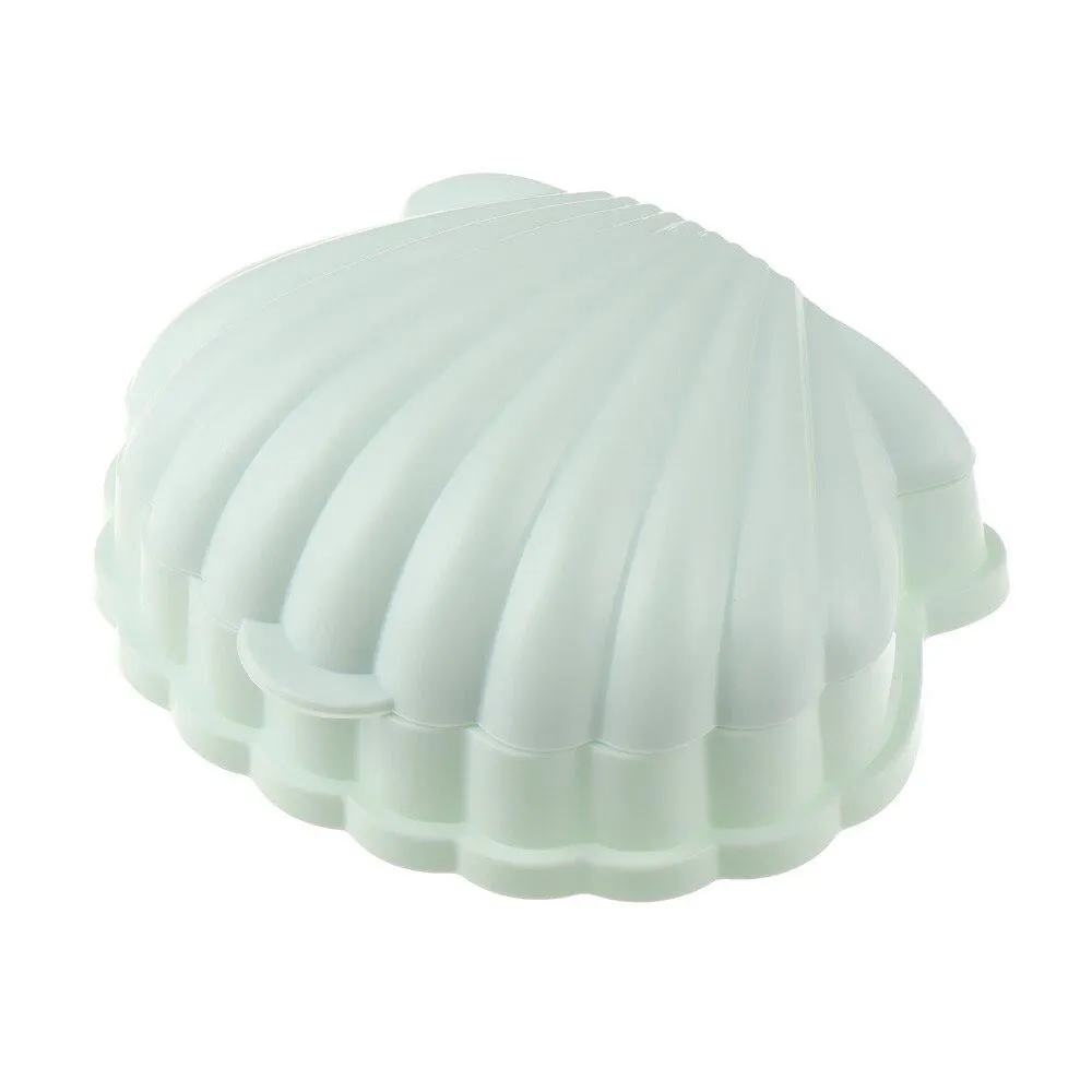 Bærbar såpekopp - skjell - plast