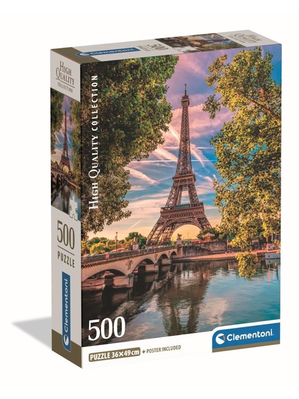Clementoni Jigsaw Puzzle Along the Seine 500pcs. Gulv