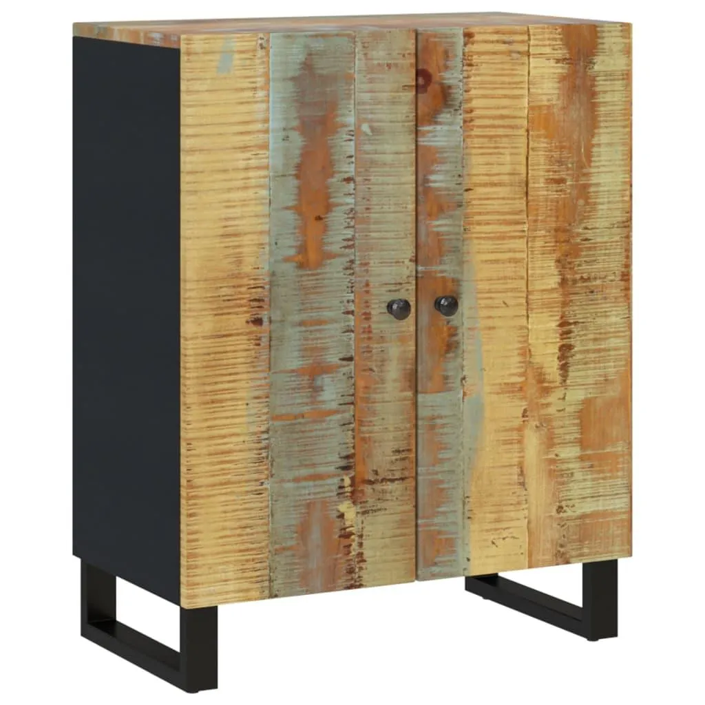 vidaXL Skjenk 60x33x75 cm gjenvunnet heltre