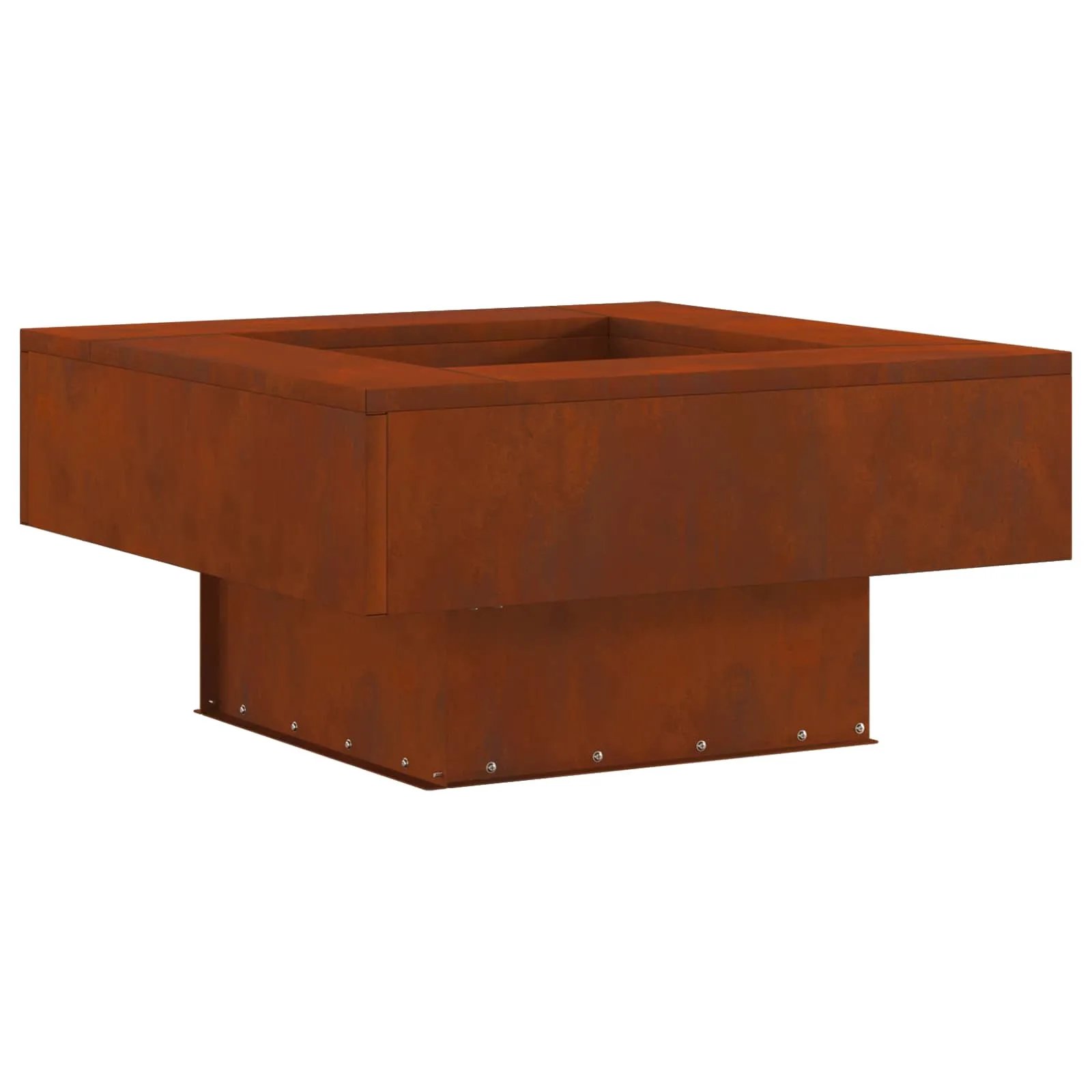 vidaXL Bålplass Brun 80 x 80 x 40 cm Cortenstål