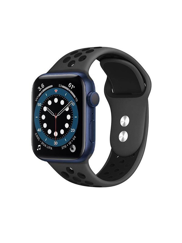 CRONG Duo Sport - Apple Watch Band 44/45/46/49 mm (Gray/Black)