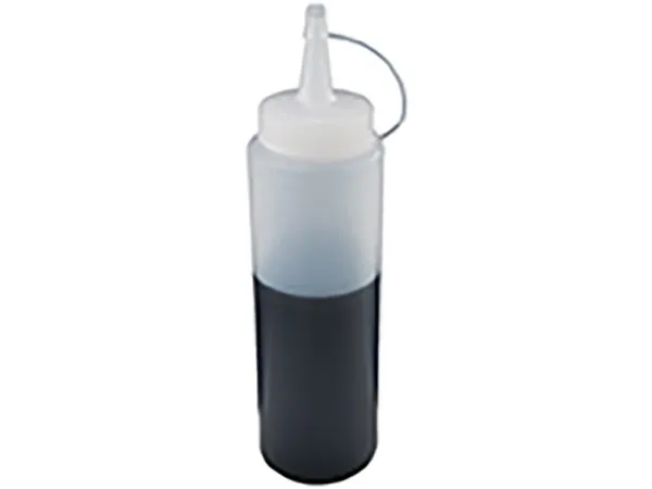 Plastflaske 350 ml Ø5.5x19 cm med Tud/Skruelåg Klar,stk