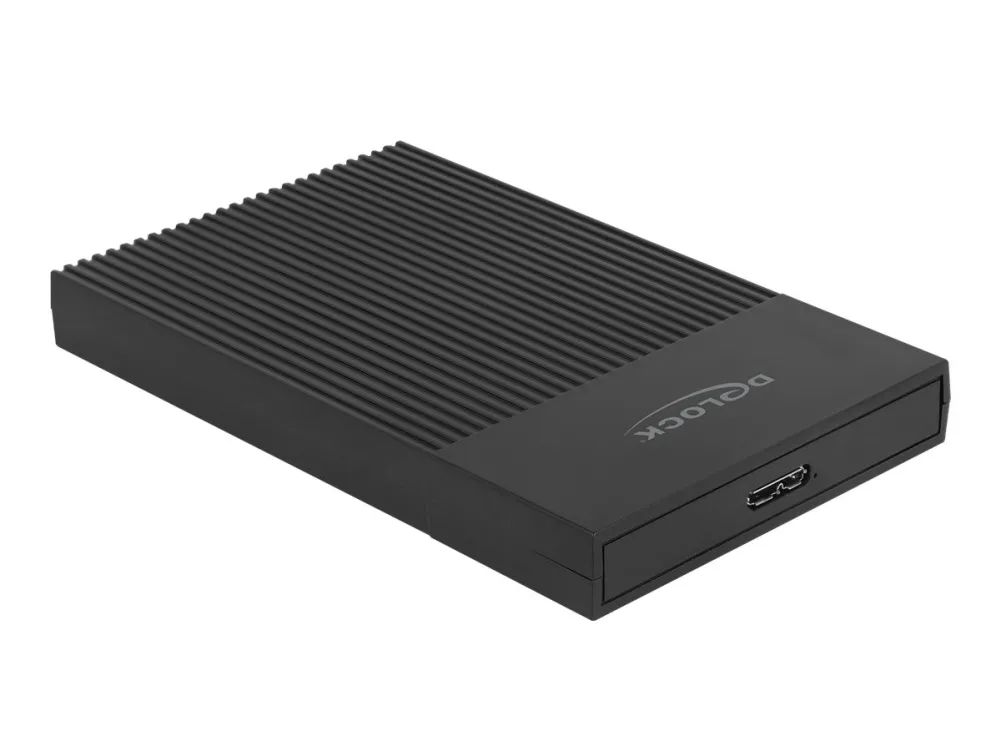 Delock - Drevkabinett - 2.5" - SATA 6Gb/s - USB 3.2 (Gen 1) - svart