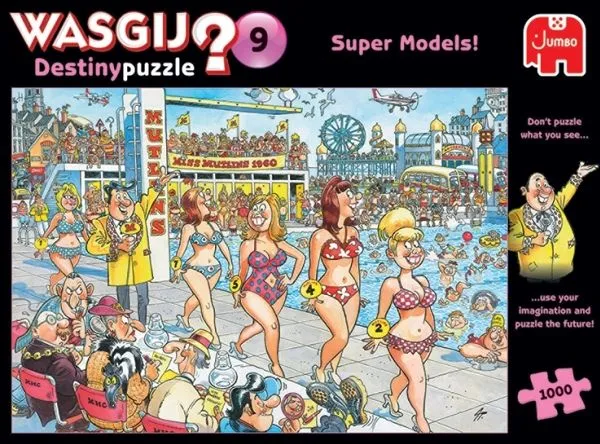 Jumbo Wasgij Destiny 9 Super Models 1000 brikker (81931)