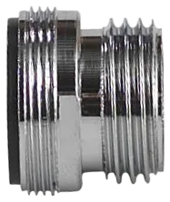 Overgang med 1/2" utv. RG & M24 utv. gjenge