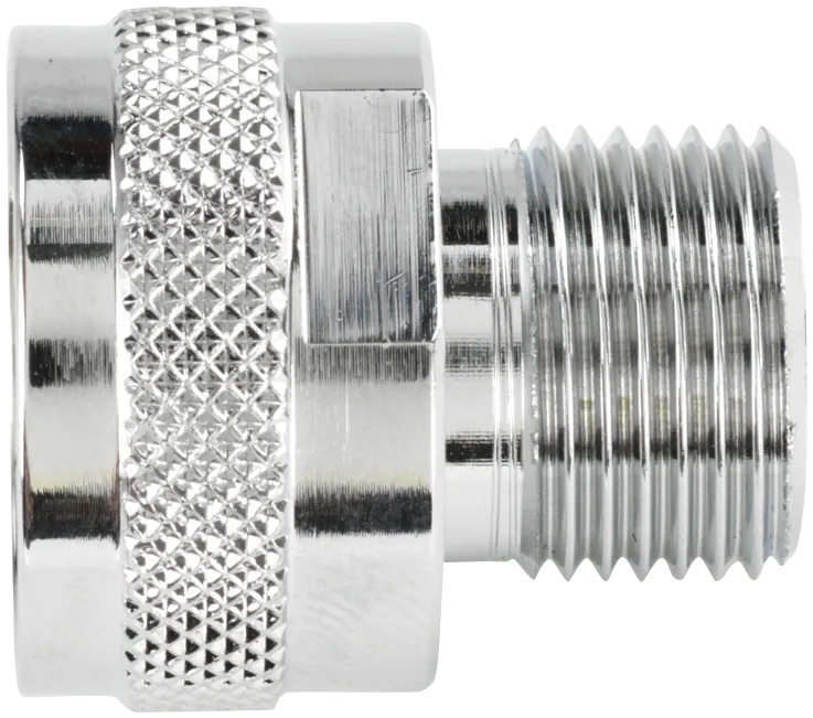 Overgang m/1/2"innv.RG & 3/8"utv.RG