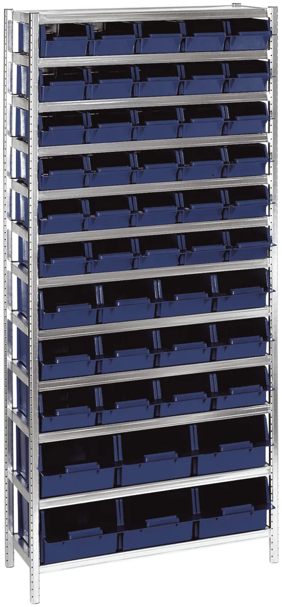Hylle Mix A/31 2000×920×340 galv/blå