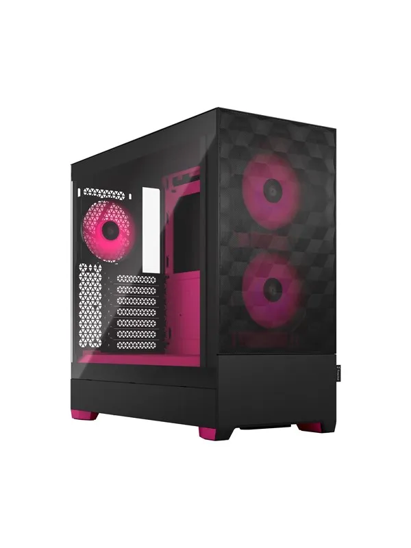 Fractal Design Pop Air RGB - Magenta Core TG Clear Tint - Kabinett - Miditower - Rosa