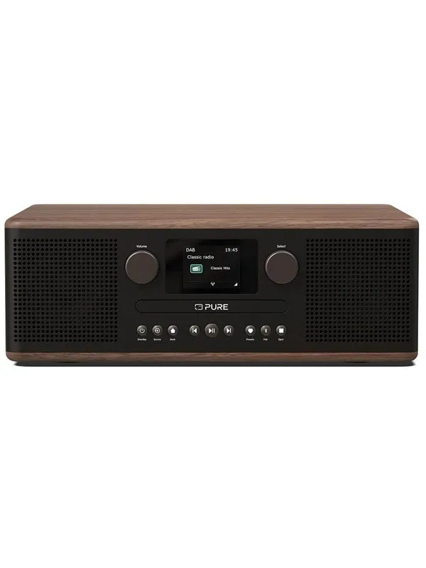 PURE Classic C-D6 - Black/Walnut