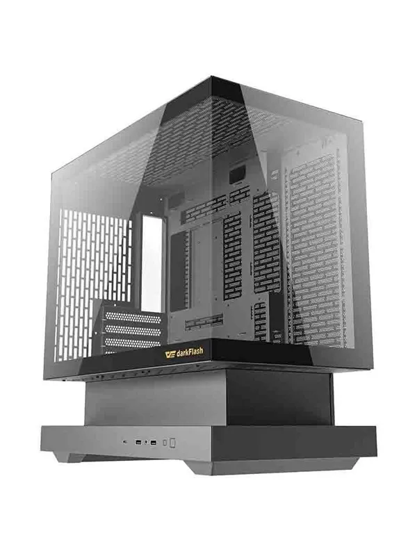 Darkflash F1 Computer Case with 6 ARGB Fans - Kabinett - Svart