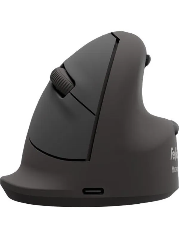 Fellowes Ergonomic Mouse Large Left - Mus - Optisk - 5 - Svart
