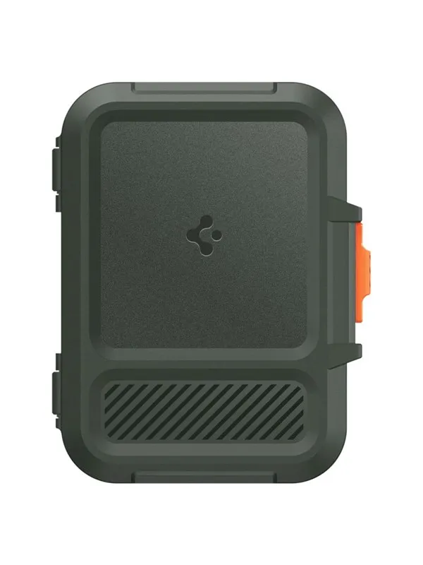 Spigen iPhone Lock Fit MagSafe Wallet - military green
